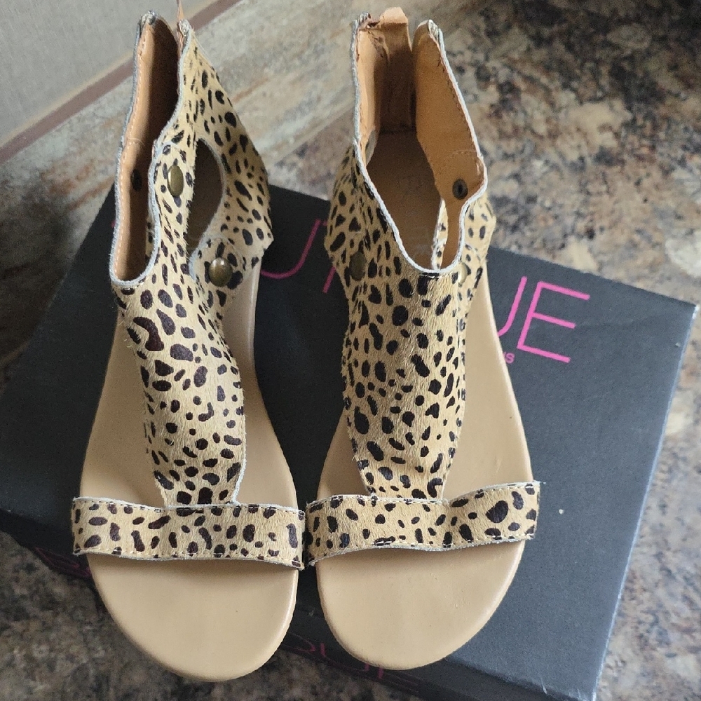 Leopard Print Women's Sandals